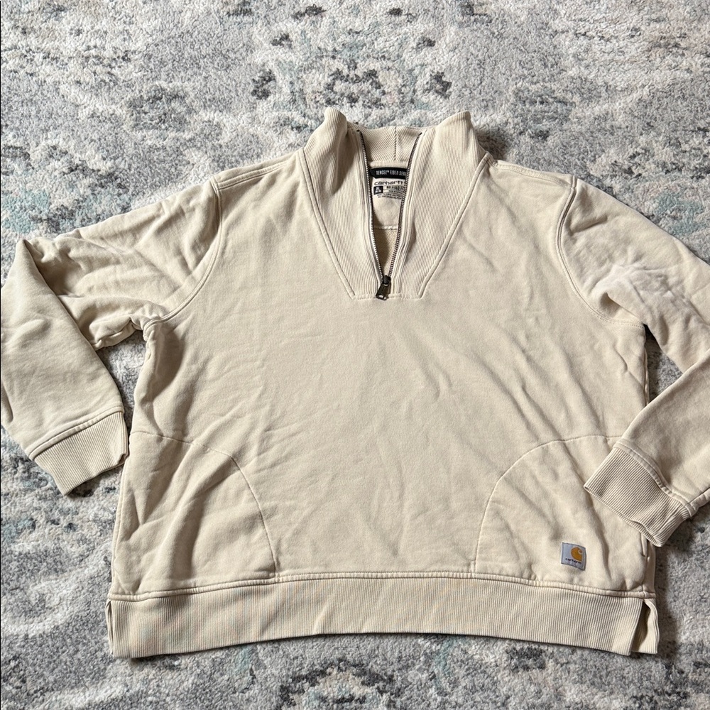 Carhartt WOMEN'S TENCEL SERIES RELAXED FIT HALF-ZIP SWEATSHIRT